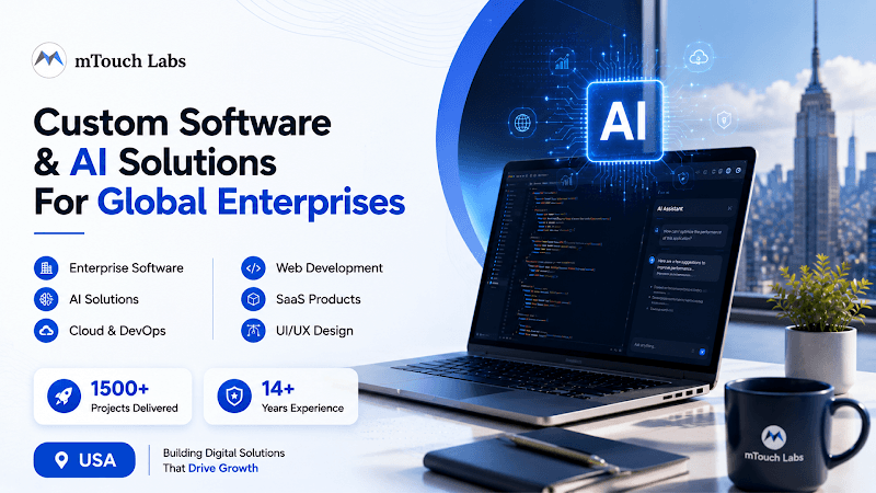 mTouch AI Labs – Software Development Company in USA cover photo